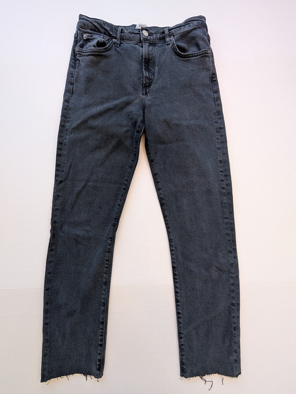 AGOLDE Toni Jean in Washed Black - Picture 2 of 12